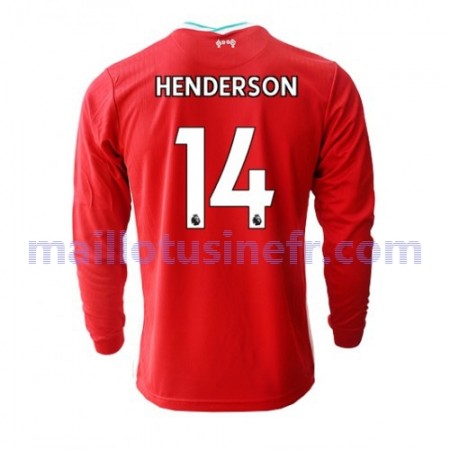 Maillot de Foot Liverpool Henderson 14 Domicile Jordan 2020-21 Manches Longues Maillot de Foot Liverpool Henderson 14 Domicile Jordan 2020-21 Manches Longues